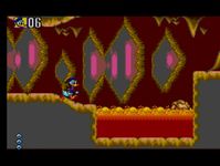 une photo d'Ã©cran de Deep Duck Trouble sur Sega Master System